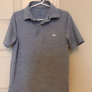 Southern Tide Heathered Blue Polo Shirt